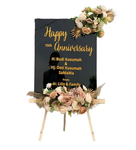 Papan Bunga Akrilik Keji