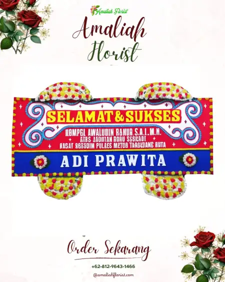 Papan Bunga Ucapan Selamat Keji